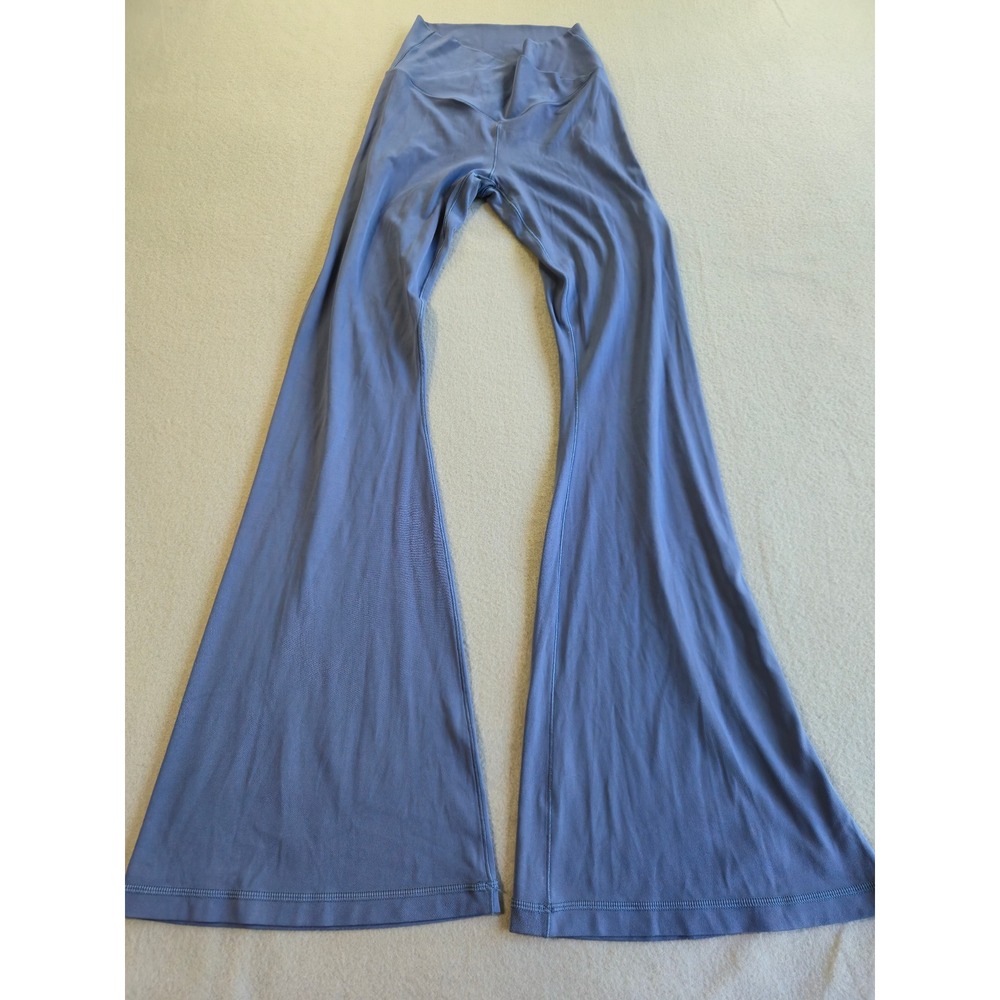 OFFLINE by Aerie Real Me Flare Leggings Womens M Blue Crossover High Rise Yoga